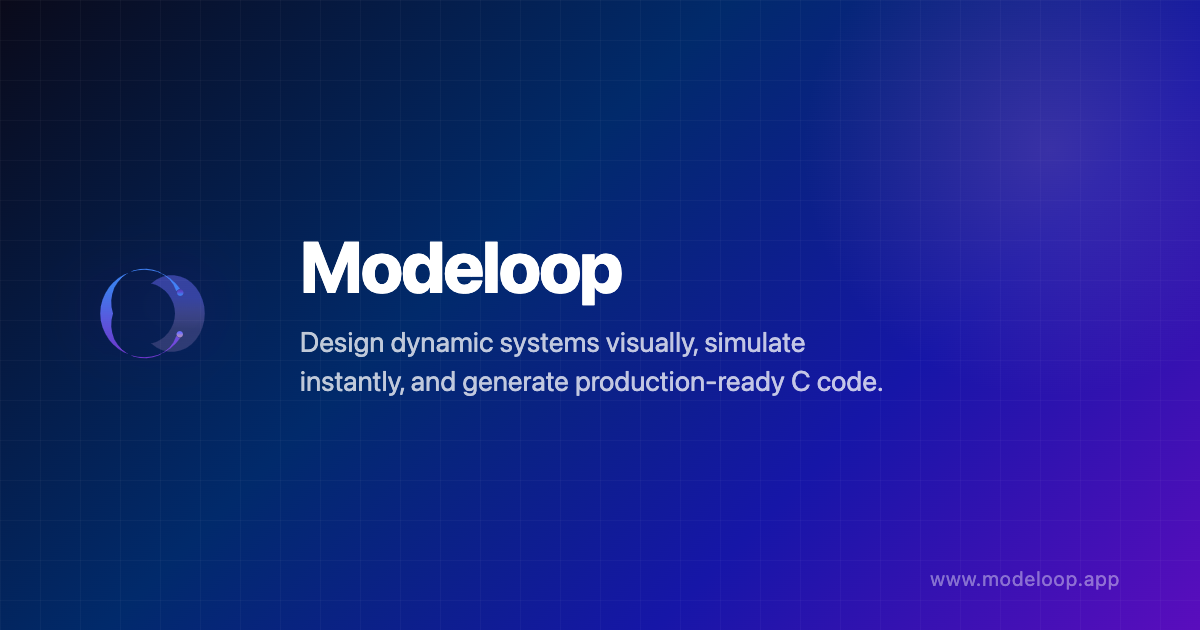 Show HN: Modeloop – A modern model-based design tool